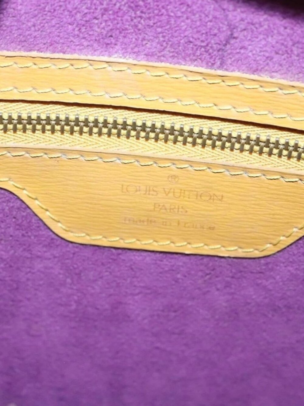 LOUIS VUITTON Epi Saint Jacques Shopping Shoulder Bag Yellow M52269 Auth sw321 - Picture 13 of 16